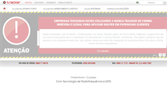 Desktop Screenshot of grupotracker.com.br