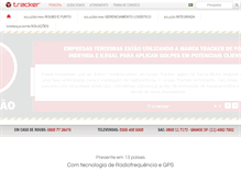 Tablet Screenshot of grupotracker.com.br